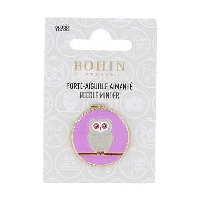 BOHIN Needle Minder (Magnetic) - 28mm/1 in. - Owl