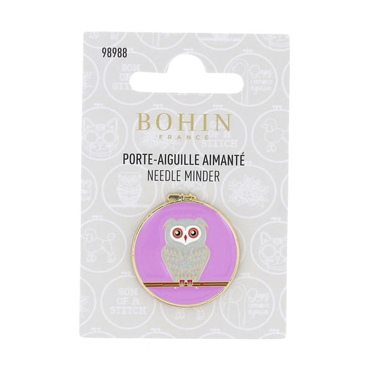BOHIN Needle Minder (Magnetic) - 28mm/1 in. - Owl