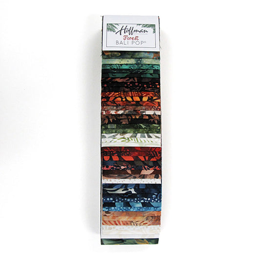 Tissus Hoffman Forest Bali Pop Batiks - 2,5" Jelly Roll