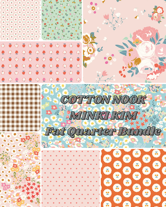 **PRE-ORDER** Cotton Nook - Fat Quarter Bundle 27 pcs - Minki Kim (Riley Blake Designs)