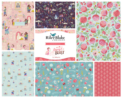Fat Quarter Whole Collection Bundle - Beauty and the Beast - Riley Blake Designs