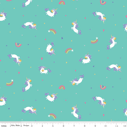 Fat Quarter Whole Collection Bundle - Unicorn Kingdom - Riley Blake Designs