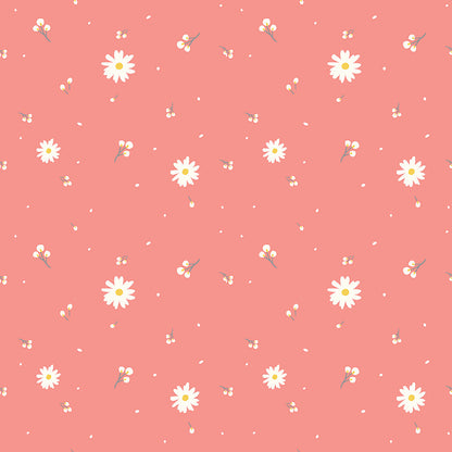 Poppy & Posey - Buds Coral - Riley Blake Designs