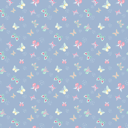 Poppy & Posey - Butterflies Periwinkle - Riley Blake Designs