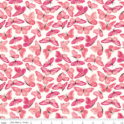 Hope in Bloom - Wings of Hope White - Riley Blake Designs