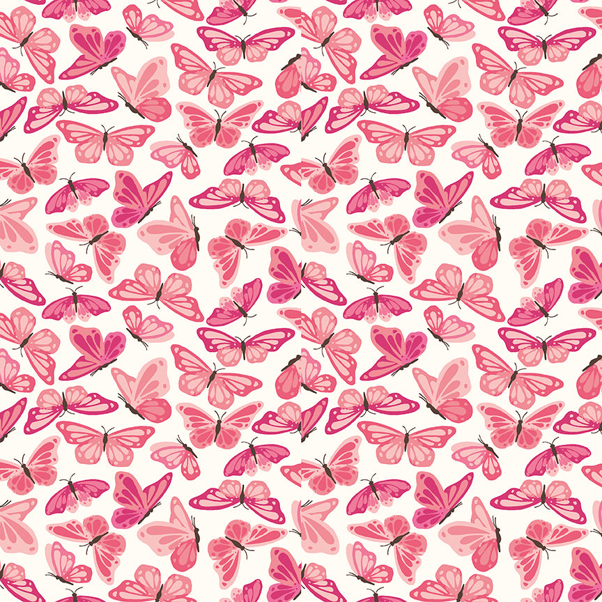 Hope in Bloom - Wings of Hope White - Riley Blake Designs