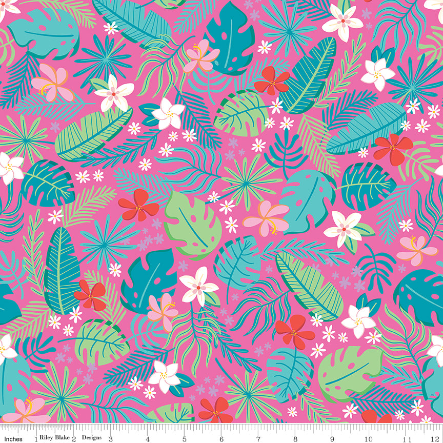 Sunshine Blvd - Pink Main - Riley Blake Designs