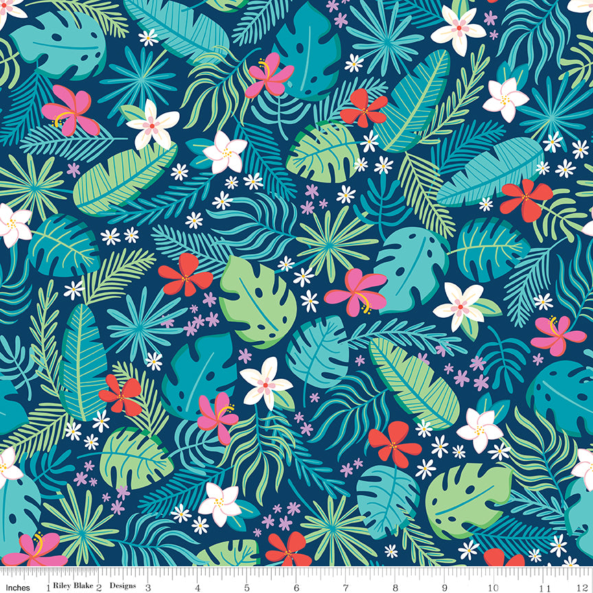 Sunshine Blvd - Navy Main - Riley Blake Designs