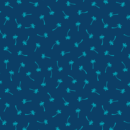 Sunshine Blvd - Navy Palm Trees - Riley Blake Designs