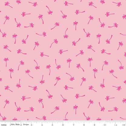 Sunshine Blvd - Pink Palm Trees - Riley Blake Designs