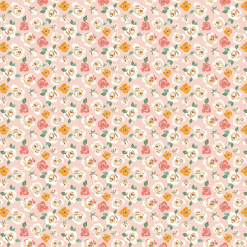 BloomBerry by Minki Kim - Mini Roses Blush - Riley Blake Designs