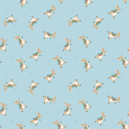 The Tale of Peter Rabbit - Peter Toss Bleu  - Riley Blake Designs