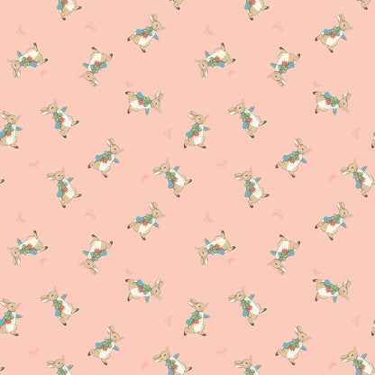 The Tale of Peter Rabbit - Peter Toss Coral - Riley Blake Designs