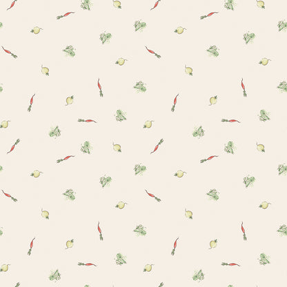 The Tale of Peter Rabbit - Veggies Cream - Riley Blake Designs