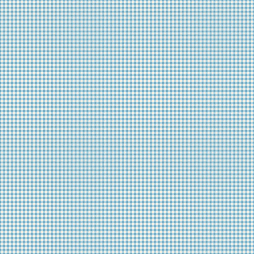 The Tale of Peter Rabbit - Gingham Blue - Riley Blake Designs