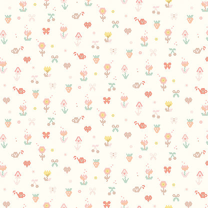 Sunsetridge by Minki Kim - Cream Dots - Riley Blake Designs