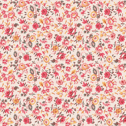 Pieces & Plenty - Coral Flowers - Lori Holt
