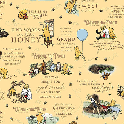 Winnie the Pooh (Echo Park Paper co) - Sunshine Main - Riley Blake Designs