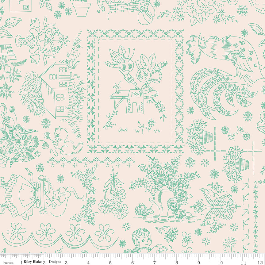 **PRÉCOMMANDE** Berry & Sage - Fat Quarter Bundle - Lori Holt