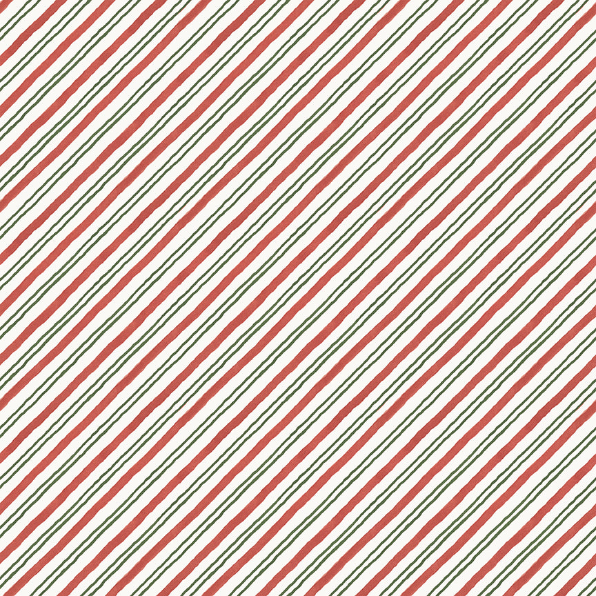 Holiday Spirit (Lisa Audit) - Candy Cane Stripes - Riley Blake Designs