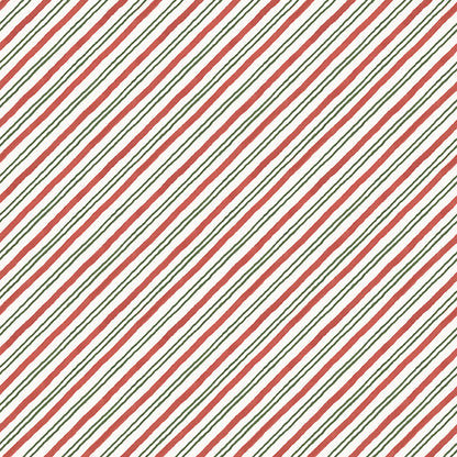 Holiday Spirit (Lisa Audit) - Candy Cane Stripes - Riley Blake Designs