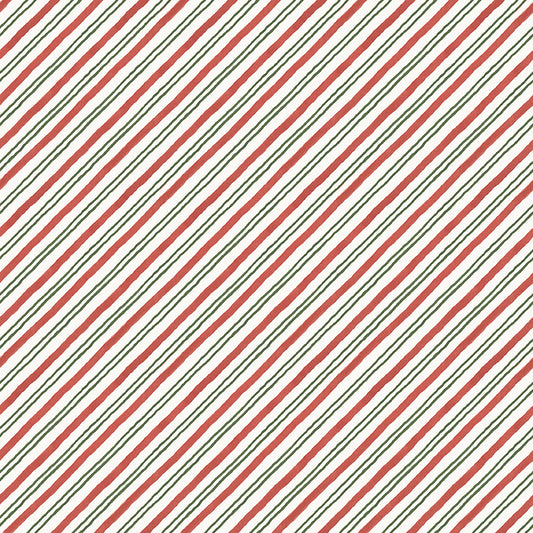 Holiday Spirit (Lisa Audit) - Candy Cane Stripes - Riley Blake Designs