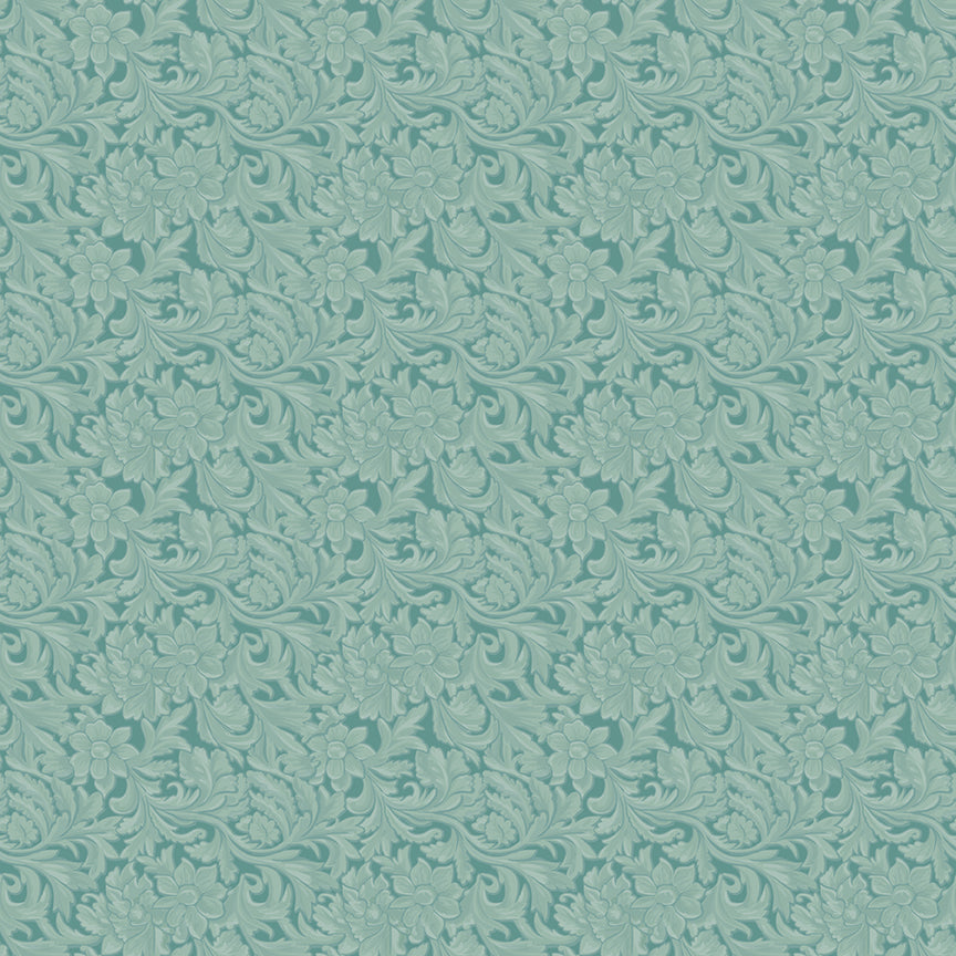 Cowgirl (Echo Park Paper Co.) - Blue Leather - Riley Blake Design
