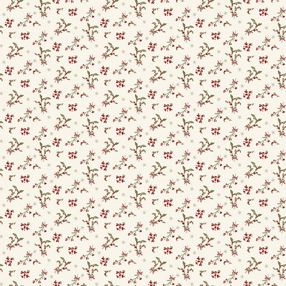 Christmas Greetings (Sandy Gervais) - Creme Baie - Riley Blake Designs