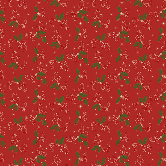 Christmas Greetings (Sandy Gervais) - Holly - Riley Blake Designs