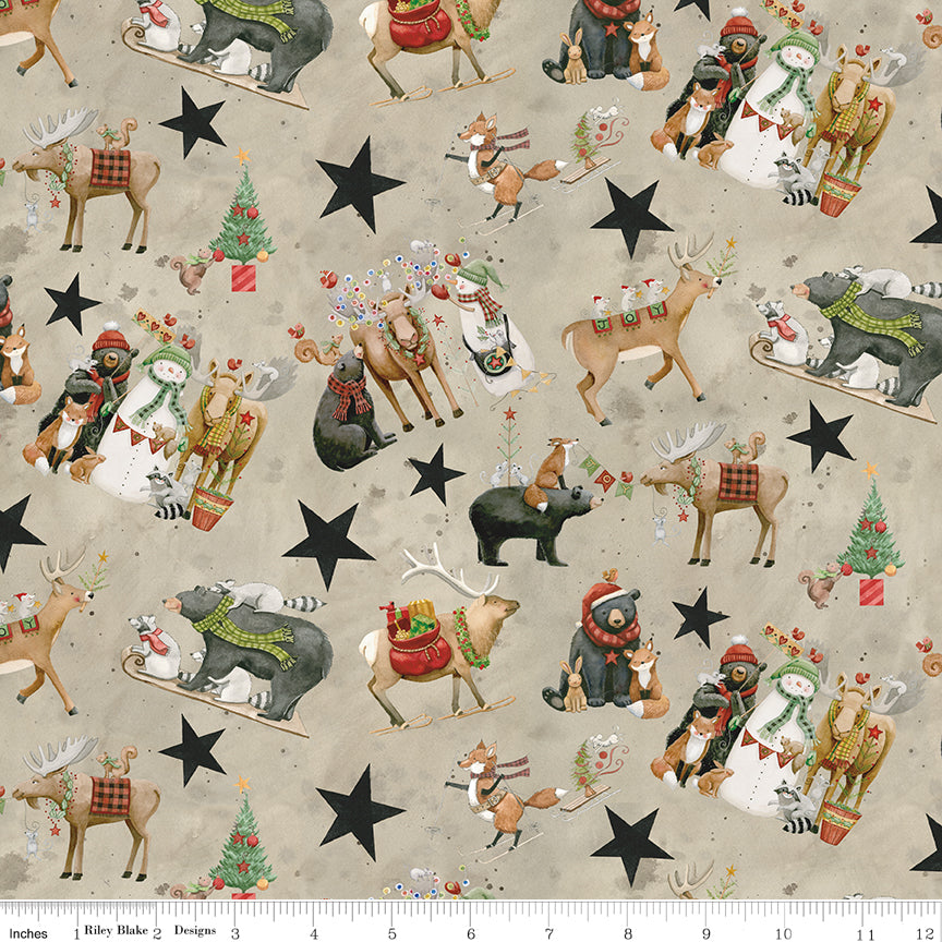Northern Christmas (Teresa Kogut) - Neutral Main - Riley Blake Designs