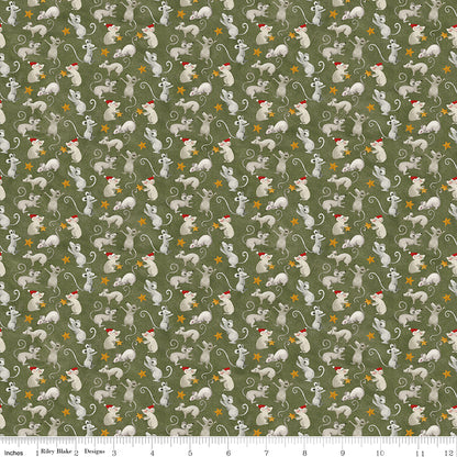 Northern Christmas (Teresa Kogut) - Souris Vert - Riley Blake Designs
