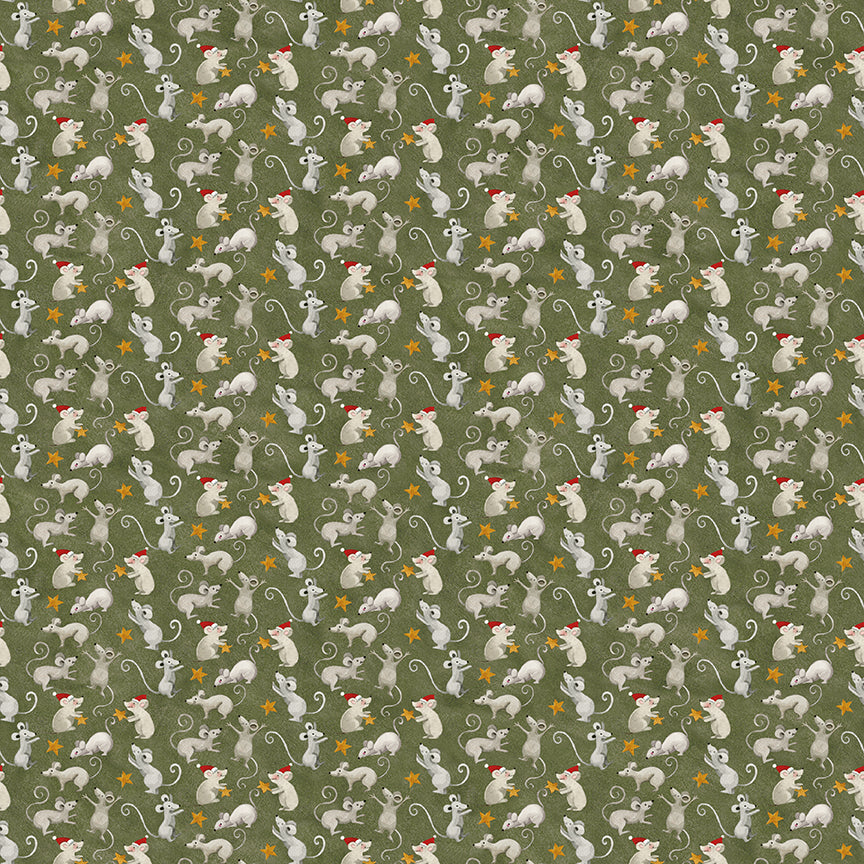 Northern Christmas (Teresa Kogut) - Souris Vert - Riley Blake Designs