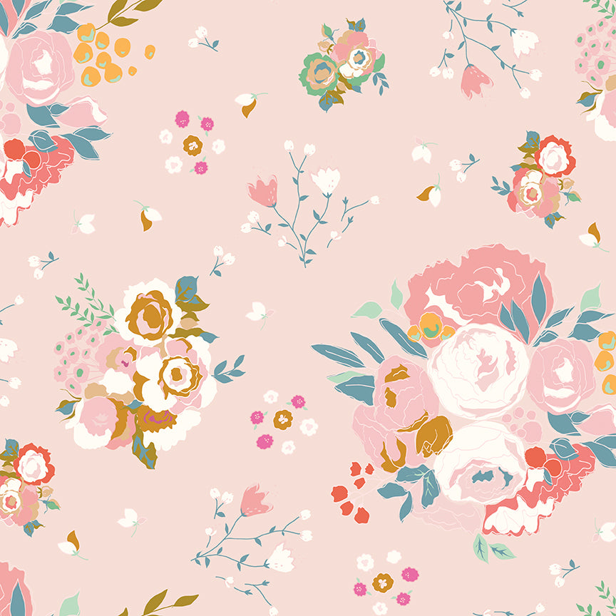 **PRÉCOMMANDE**  Cotton Nook - Main (Blush) - Minki Kim (Riley Blake Designs)