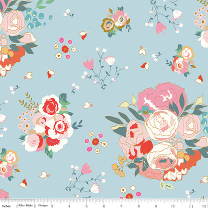 **PRÉCOMMANDE**  Cotton Nook - Main (Sky) - Minki Kim (Riley Blake Designs)