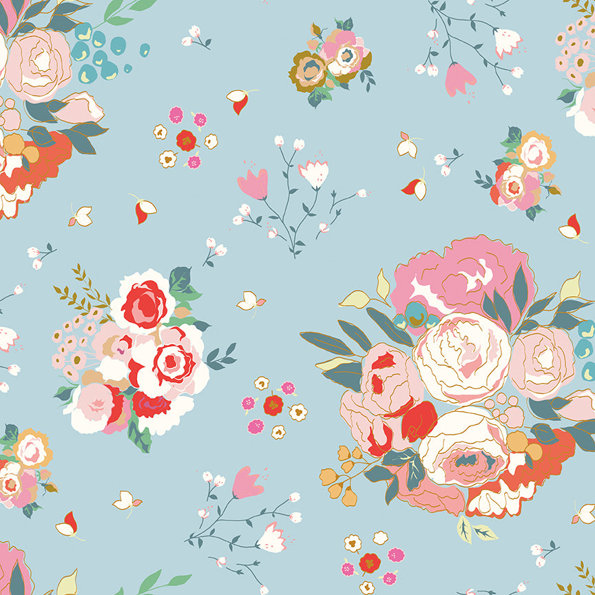 **PRÉCOMMANDE**  Cotton Nook - Main (Sky) - Minki Kim (Riley Blake Designs)