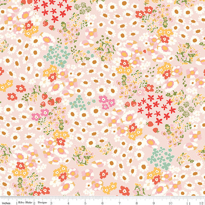 **PRÉCOMMANDE**  Cotton Nook - Flowerbed (Blush) - Minki Kim (Riley Blake Designs)