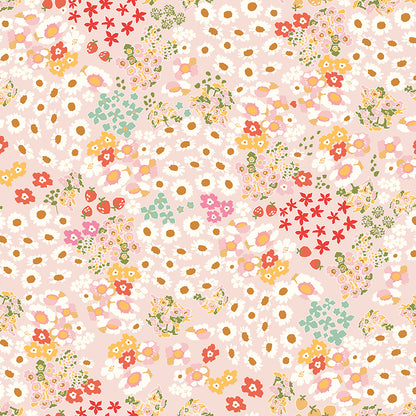 **PRÉCOMMANDE**  Cotton Nook - Flowerbed (Blush) - Minki Kim (Riley Blake Designs)