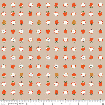 **PRÉCOMMANDE**  Cotton Nook - Apples (Biscuits) - Minki Kim (Riley Blake Designs)
