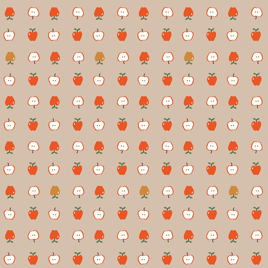 **PRÉCOMMANDE**  Cotton Nook - Apples (Biscuits) - Minki Kim (Riley Blake Designs)