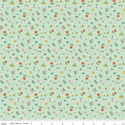 **PRÉCOMMANDE** Cotton Nook - Pretty (Mint) - Minki Kim (Riley Blake Designs)