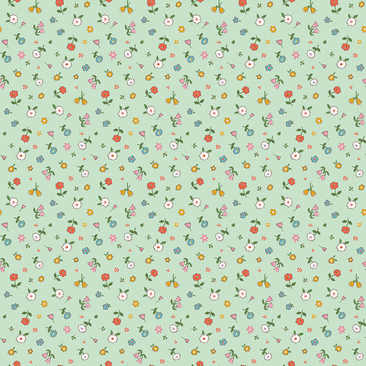 **PRE-ORDER** Cotton Nook - Pretty (Mint) - Minki Kim (Riley Blake Designs)