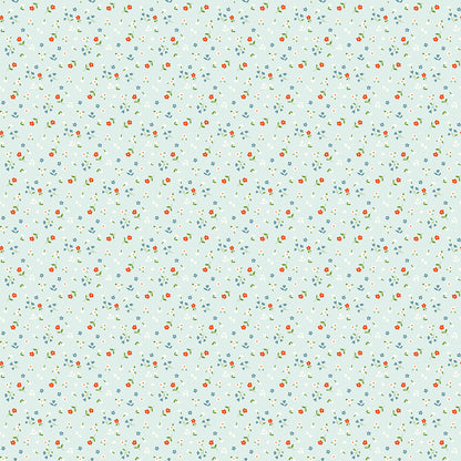**PRÉCOMMANDE** Cotton Nook - Flowers (Bleached Denim) - Minki Kim (Riley Blake Designs)