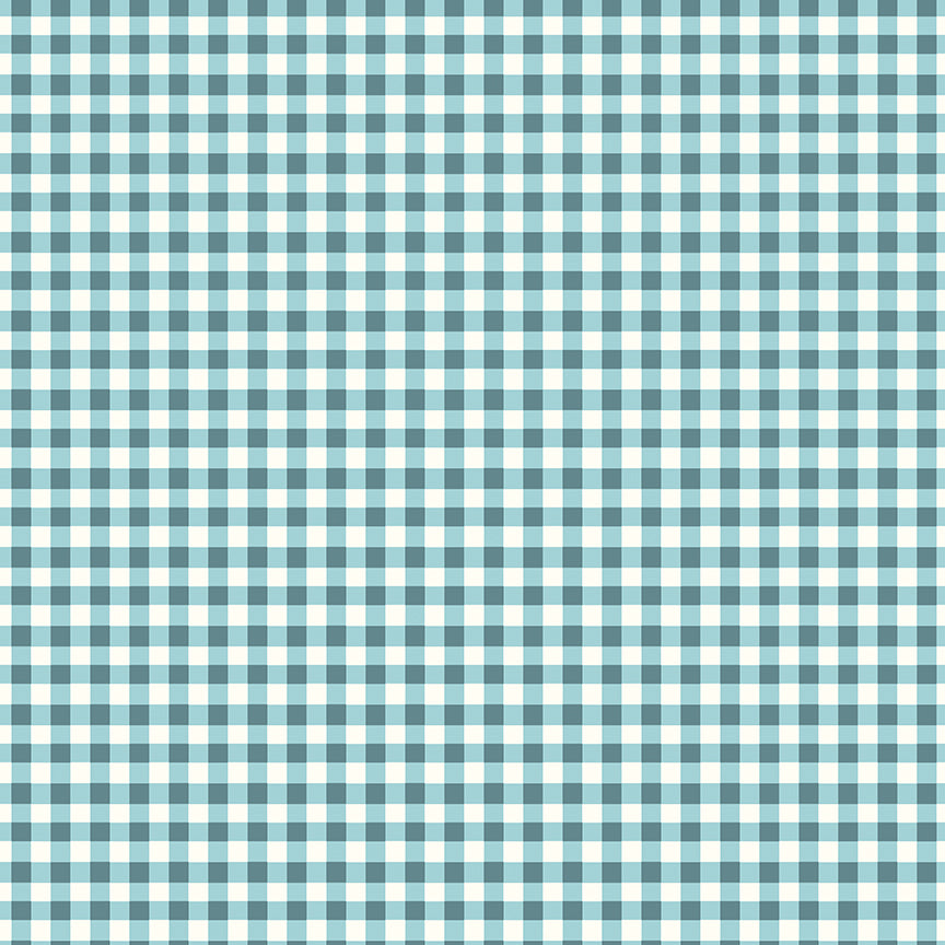 **PRÉCOMMANDE** Cotton Nook - Plaid (Blue) - Minki Kim (Riley Blake Designs)