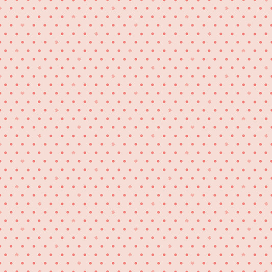 **PRE-ORDER** Cotton Nook - Dots (Blush) - Minki Kim (Riley Blake Designs)