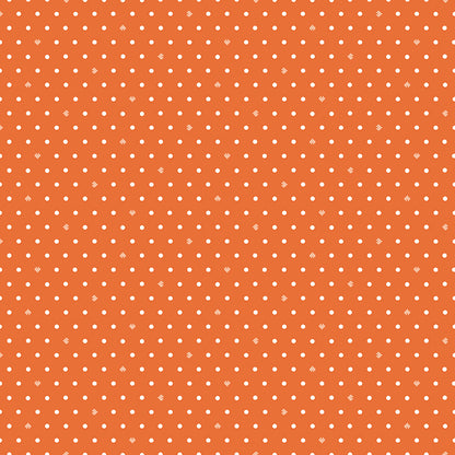 **PRE-ORDER** Cotton Nook - Dots (Orange) - Minki Kim (Riley Blake Designs)