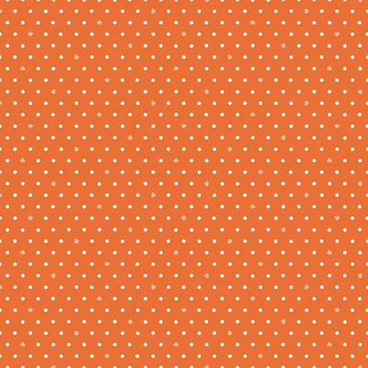 **PRE-ORDER** Cotton Nook - Dots (Orange) - Minki Kim (Riley Blake Designs)