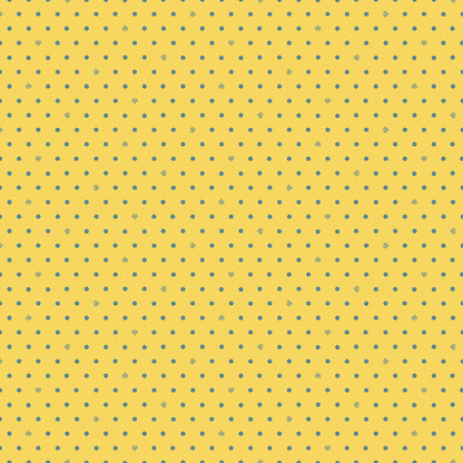 **PRE-ORDER** Cotton Nook - Dots (Yellow) - Minki Kim (Riley Blake Designs)