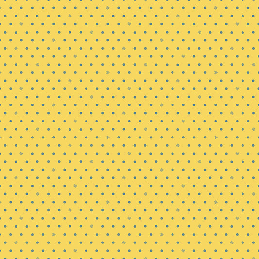 **PRE-ORDER** Cotton Nook - Dots (Yellow) - Minki Kim (Riley Blake Designs)