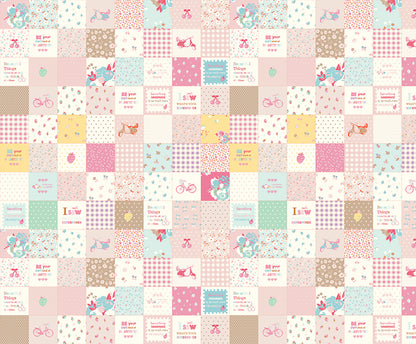 **PRE-ORDER** Cotton Nook - Patchwork (Pink) - Minki Kim (Riley Blake Designs)