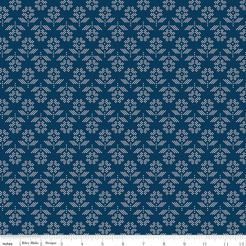 **PRÉCOMMANDE** Denim & Daisy - Lot de fat quarters - Lori Holt